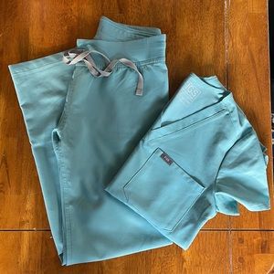 LIMITED EDITION Figs Aqua Set XXS/XXS Petite